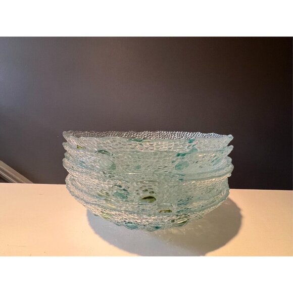 6 Vintage Retro Asteroid 8" Art Glass Serving Bowl by Jan Sylwester Drost – MCM - Picture 7 of 7